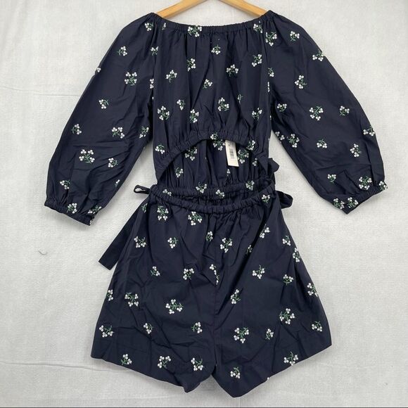 -Rebecca Taylor Lilybud Embroidered Romper NWT - Picture 4 of 12